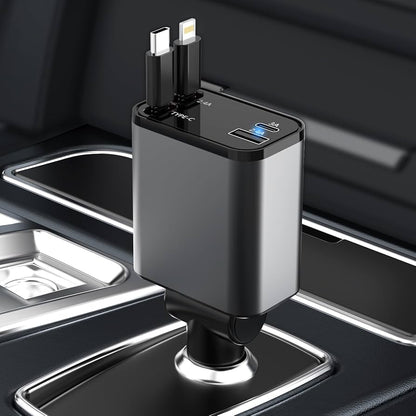 Chargeur de Voiture Rapide 4-en-1